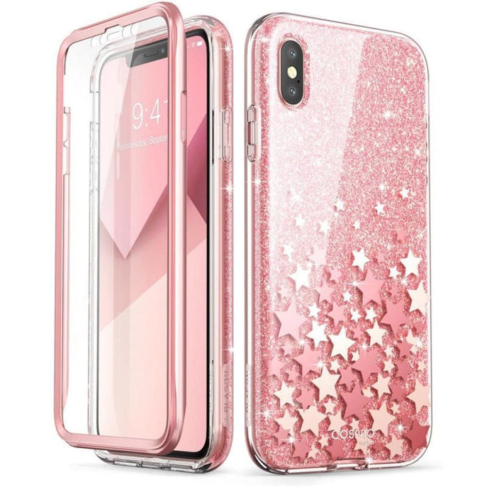 For Iphone Xs Max Case 6.5 Inch Full-body Glitter Marble