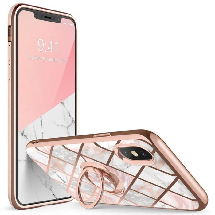 For Iphone x Xs Case Cosmo Snap Slim Marble Cover