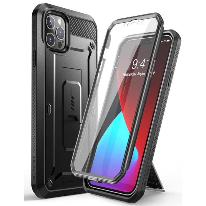 For Iphone12 Pro Max Full-body Rugged Cover With Built-in