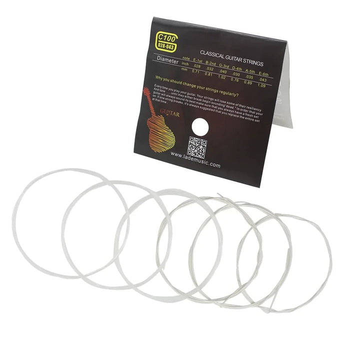 Irin 6pcsset Al Guitar Strings Nylon Silver-plated Copper