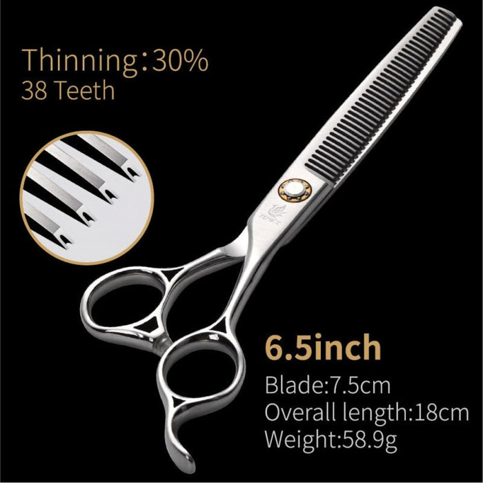 Japan 440c 6.5 Inch 7 Pet Dog Grooming Scissors Thinning