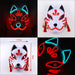 Japanese Anime Demon Slayer Mask Cold Light Glowing Cosplay