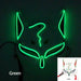 Japanese Anime Demon Slayer Mask Cold Light Glowing Cosplay