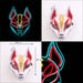 Japanese Anime Demon Slayer Mask Cold Light Glowing Cosplay