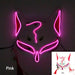 Japanese Anime Demon Slayer Mask Cold Light Glowing Cosplay