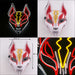 Japanese Anime Demon Slayer Mask Cold Light Glowing Cosplay