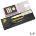 Japanese Hairdressing Matt Black Scissors With Case Box 5.5