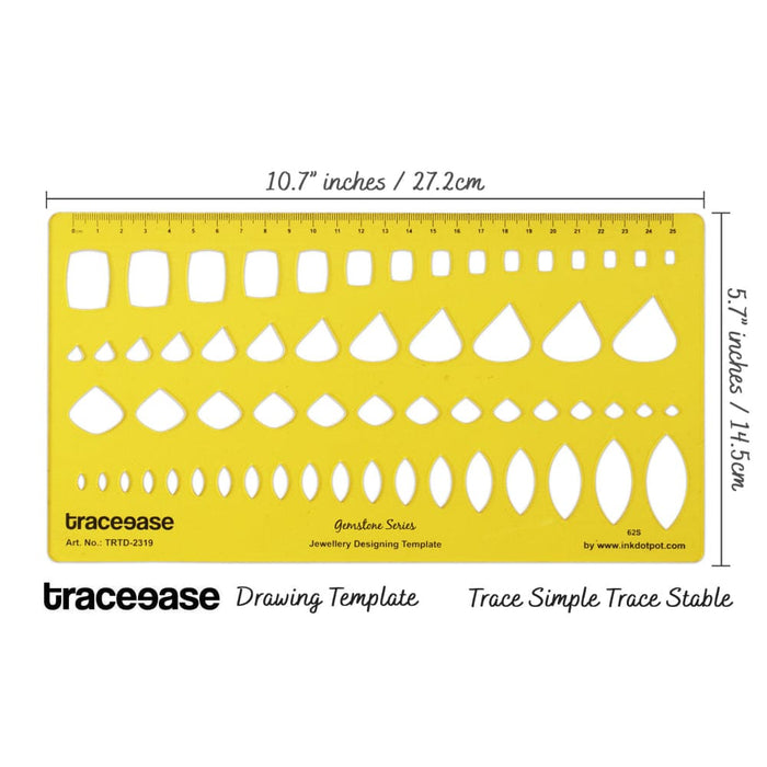 Jewellery Templates For Emerald Square Pear Marquise