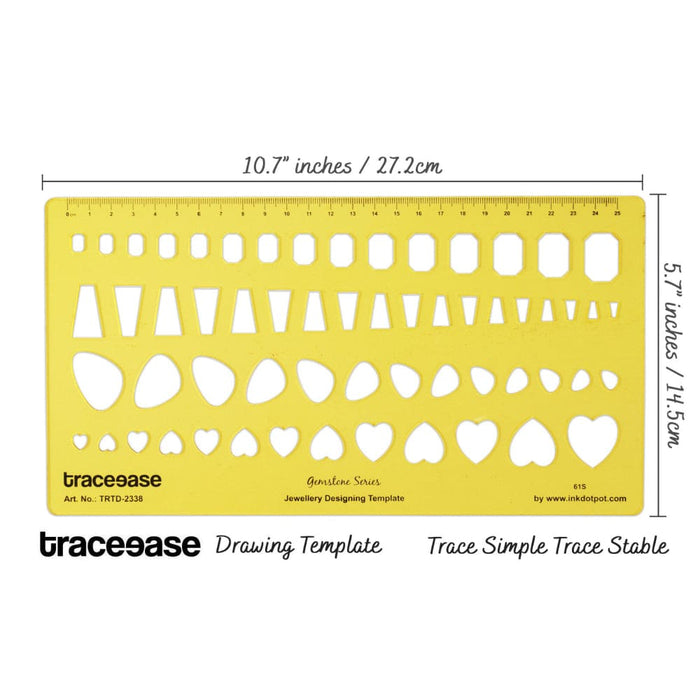 Jewellery Templates For Emerald Trillion Baguette Heart