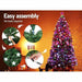 Jingle Jollys 1.8m 6ft Led Christmas Tree Xmas Optic Fiber