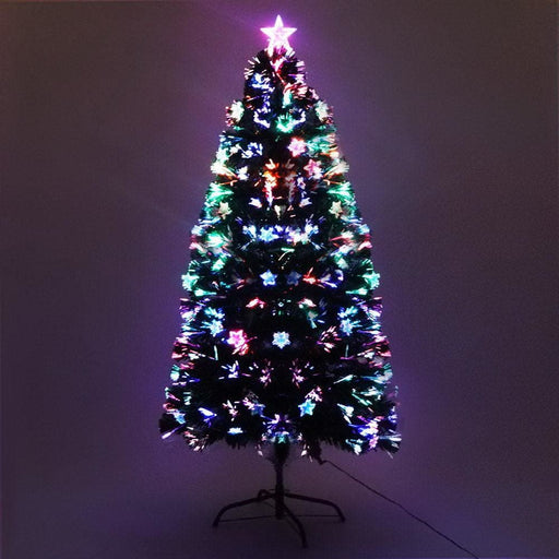 Jingle Jollys 1.5m 5ft Led Christmas Tree Xmas Optic Fiber