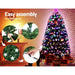 Jingle Jollys 1.5m 5ft Led Christmas Tree Xmas Optic Fiber