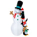 Jingle Jollys 2.4m Christmas Inflatable Snowman Xmas Lights