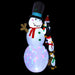 Jingle Jollys 2.4m Christmas Inflatable Snowman Xmas Lights