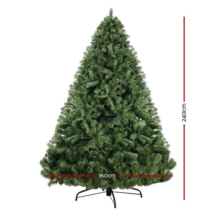 Jingle Jollys 2.4m 8ft Christmas Tree Xmas Decoration Home