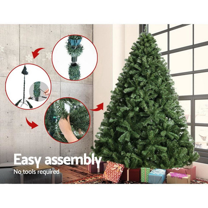 Jingle Jollys 2.4m 8ft Christmas Tree Xmas Decoration Home