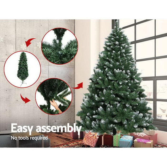 Jingle Jollys 2.4m 8ft Christmas Tree Xmas Home Decoration