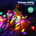 Jingle Jollys 800 Led Christmas Icicle Lights Mutlicolour