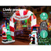 Jingle Jollys 3m Christmas Inflatable Archway With Santa