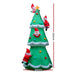 Jingle Jollys 5m Christmas Inflatable Santa On Tree Xmas