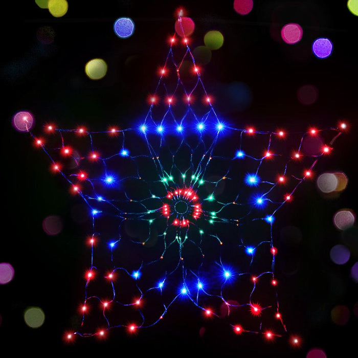 Jingle Jollys Christmas Lights Motif Led Star Net Waterproof