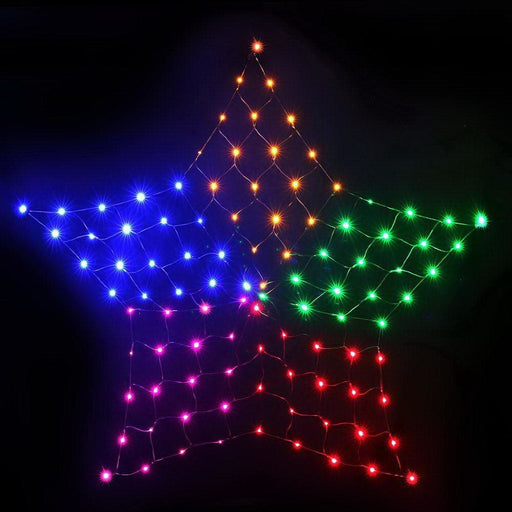 Jingle Jollys Christmas Lights Motif Led Star Net Waterproof