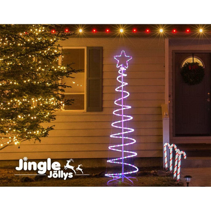 Jingle Jollys Christmas Led Motif Light 1.88m Tree