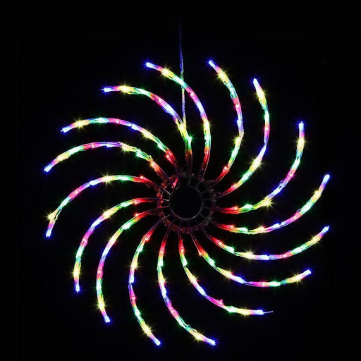 Jingle Jollys Christmas Motif Lights Led Spinner Light