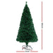 Jingle Jollys Christmas Tree 1.8m 6ft Led Xmas Fibre Optic