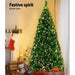 Jingle Jollys Christmas Tree 1.8m 6ft Led Xmas Fibre Optic