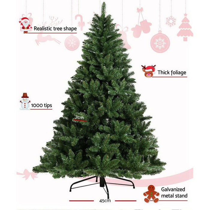 Jingle Jollys 7ft Christmas Tree - Green