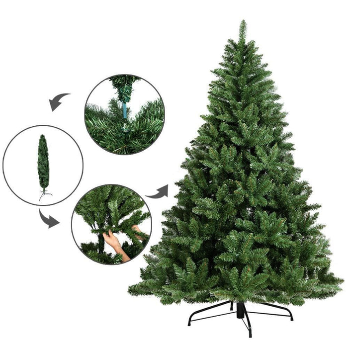 Jingle Jollys 7ft Christmas Tree - Green