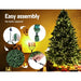 Jingle Jollys 7ft Christmas Tree With Led Lights - Warm