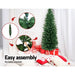 Jingle Jollys 6ft Slim Christmas Tree