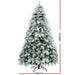 Jingle Jollys Snowy Christmas Tree 2.4m 8ft Xmas Decorations