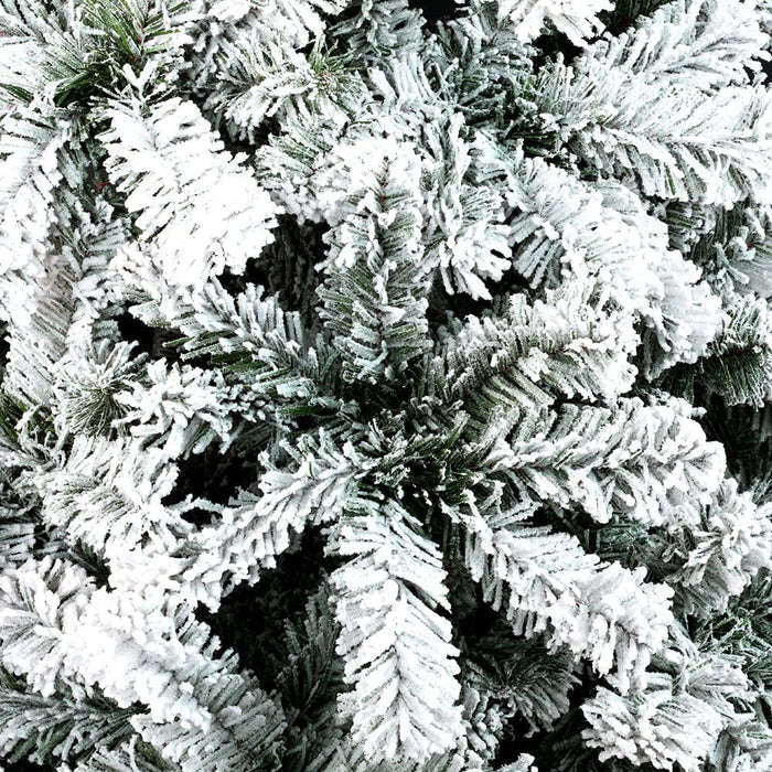 Jingle Jollys Snowy Christmas Tree 2.4m 8ft Xmas Decorations