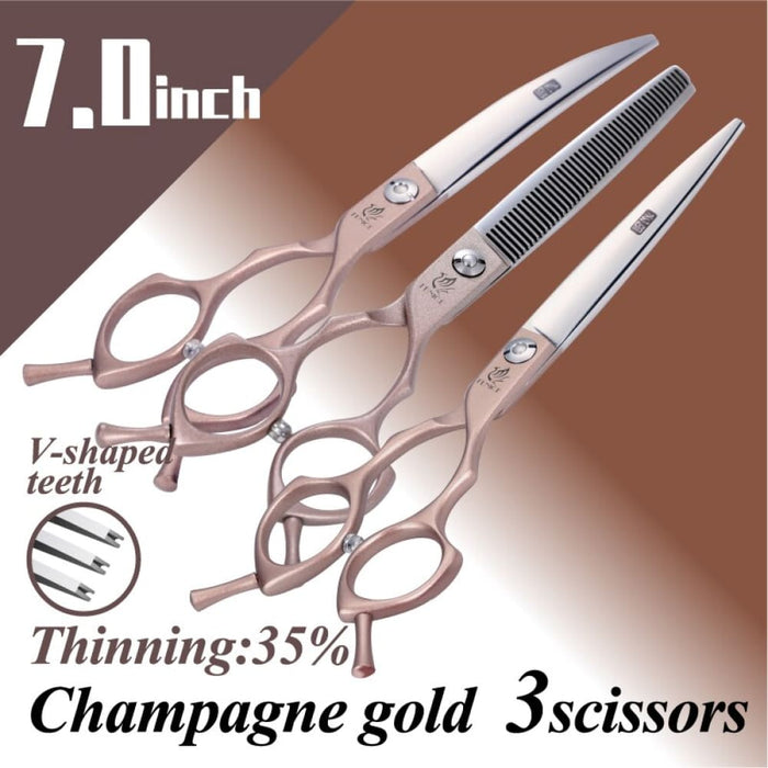 Jp440c 6.5 7 Inch Pet Grooming Scissors Set Straight