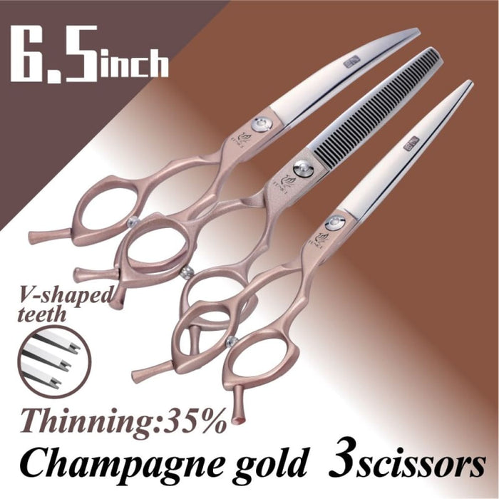 Jp440c 6.5 7 Inch Pet Grooming Scissors Set Straight