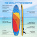 Kahuna Hana Inflatable Stand Up Paddle Board 10ft w Isup