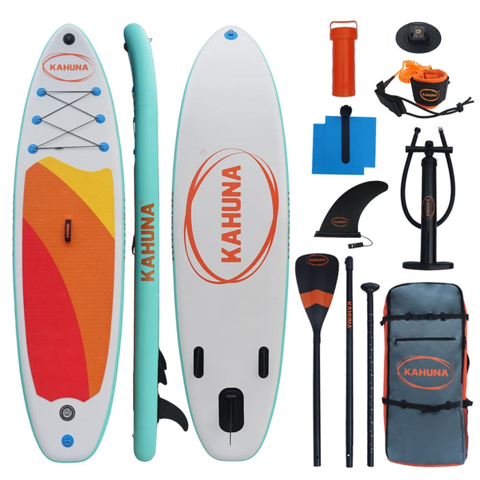 Kahuna Hana Inflatable Stand Up Paddle Board 11ft w Isup