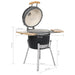 Kamado Barbecue Grill Smoker Ceramic 76 Cm Aootk