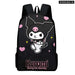 Kawaii Sanrio Kuromi Backpack And Pencil Bag Set For Kids