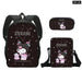 Kawaii Sanrio Kuromi Backpack And Pencil Bag Set For Kids