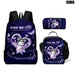 Kawaii Sanrio Kuromi Backpack And Pencil Bag Set For Kids