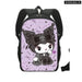 Kawaii Sanrio Kuromi Backpack And Pencil Bag Set For Kids