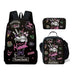 Kawaii Sanrio Kuromi Backpack And Pencil Bag Set For Kids