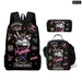 Kawaii Sanrio Kuromi Backpack Set For Students