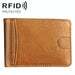 Kb186 Antimagnetic Rfid Mini Crazy Horse Texture Leather