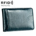 Kb186 Antimagnetic Rfid Mini Crazy Horse Texture Leather