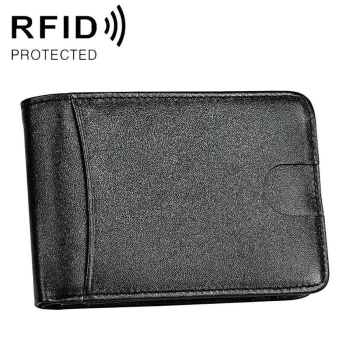 Kb186 Antimagnetic Rfid Mini Crazy Horse Texture Leather